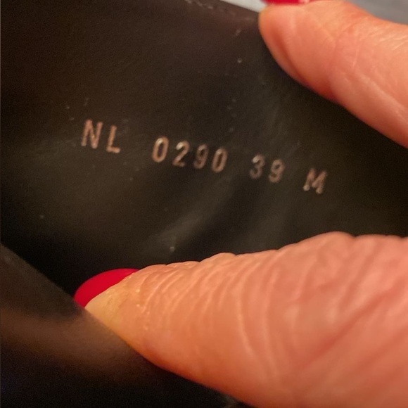 Louis Vuitton Black Leather Combat Boots with Gold Accents - Picture 6 of 7